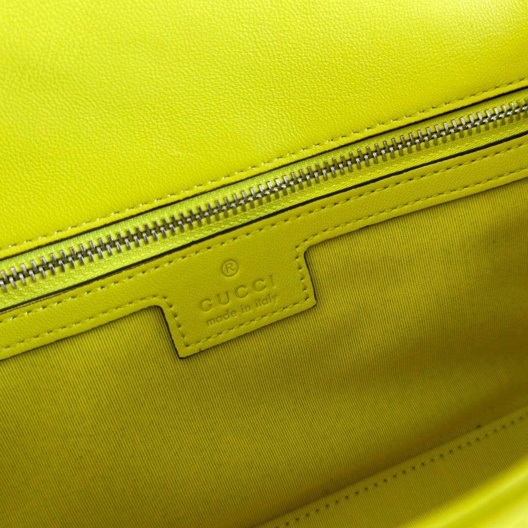 Gucci GG Marmont Bag Yellow Sheepskin 250855
