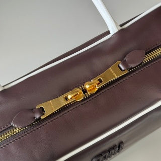 MiuMiu Beau Tote Bag 35cm Calfskin