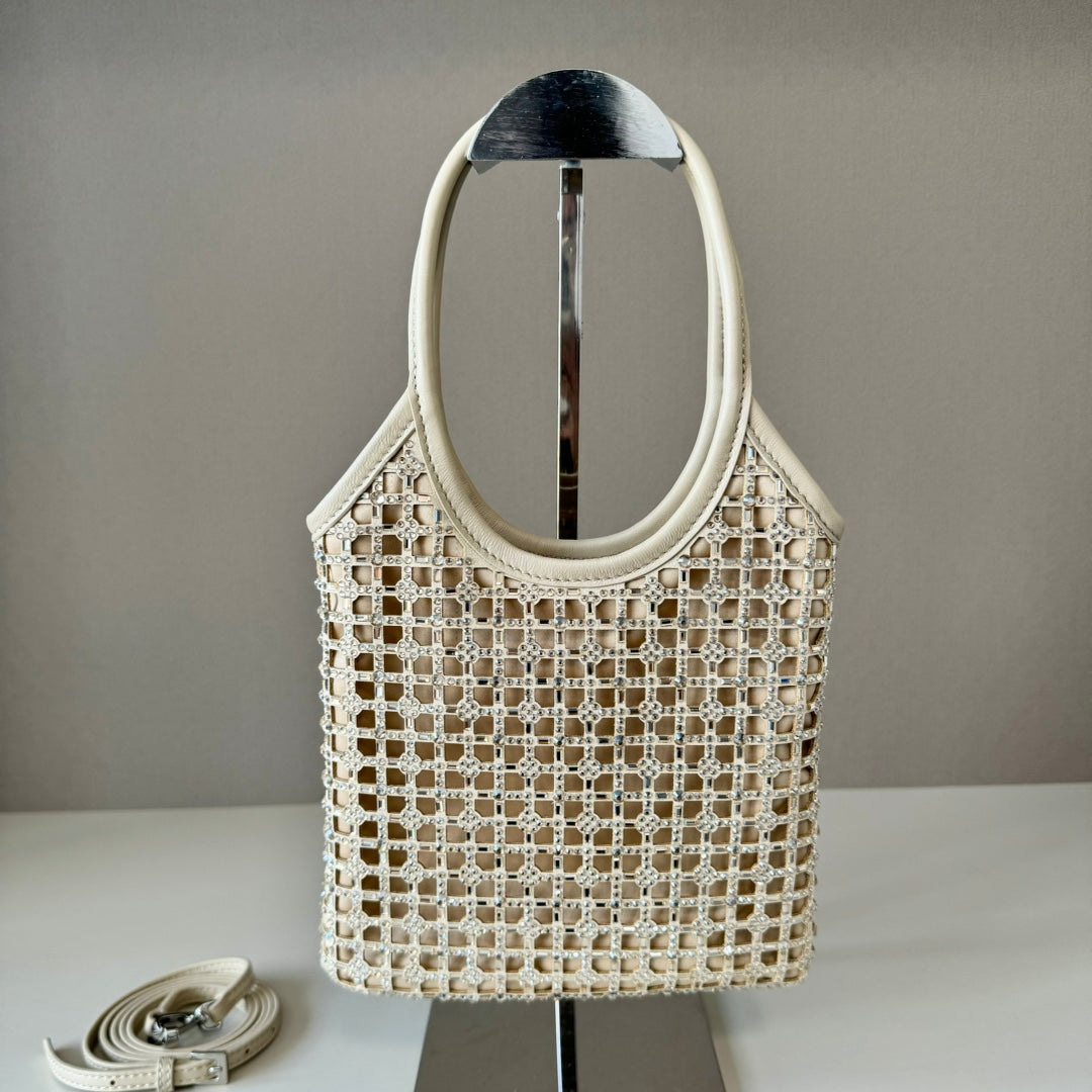 MiuMiu small diamond bag 20cm leather