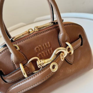 MiuMiu Mini Shell Bag 21cm Sheepskin