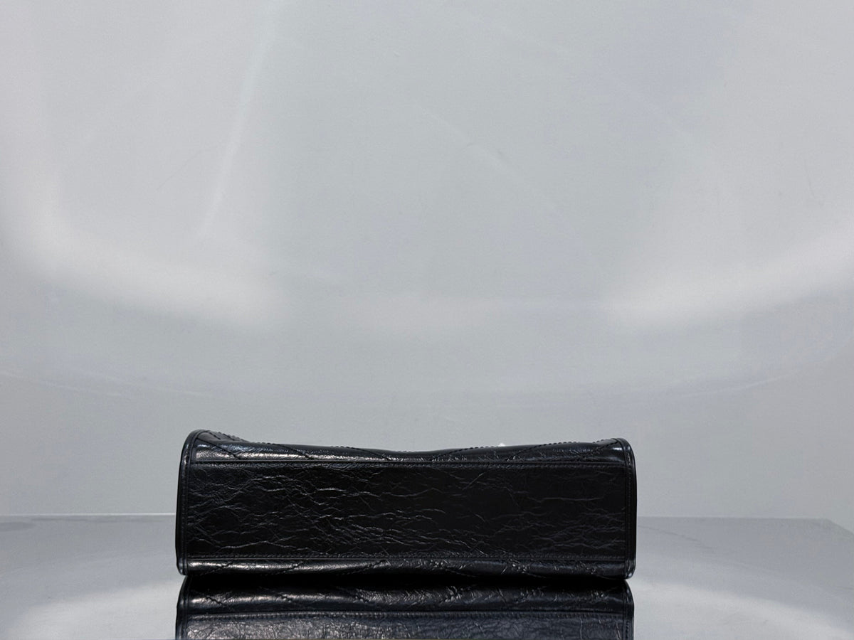 YSL Niki Shopping Bag 33 Black Quilted Calfskin