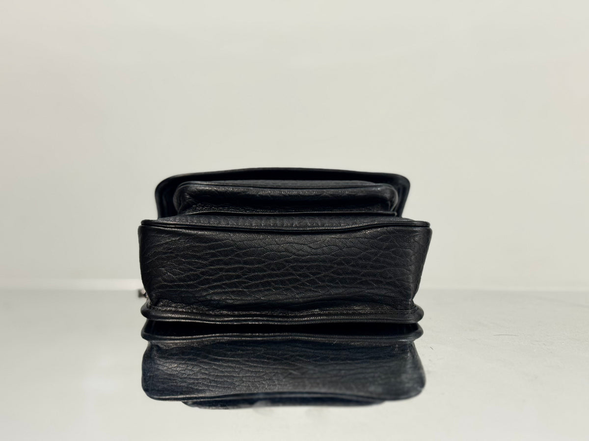 YSL Niki Mini Handbag 18 Black Lambskin Gold Hardware