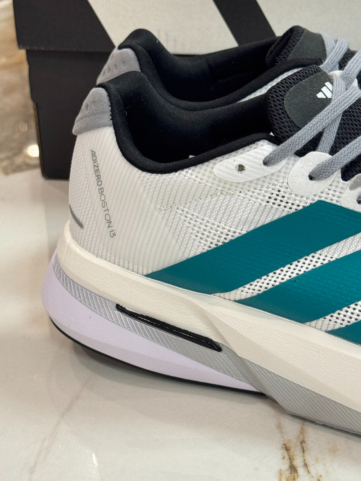 adidas Adizero Boston 13 "White Pure Teal"