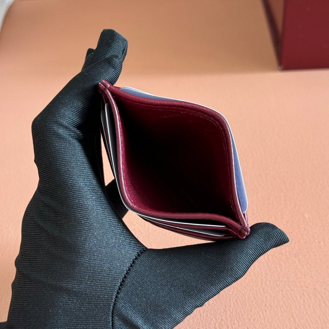 Gucci Marmont Card Wallet Rosso Ancora Red Calfskin 254959