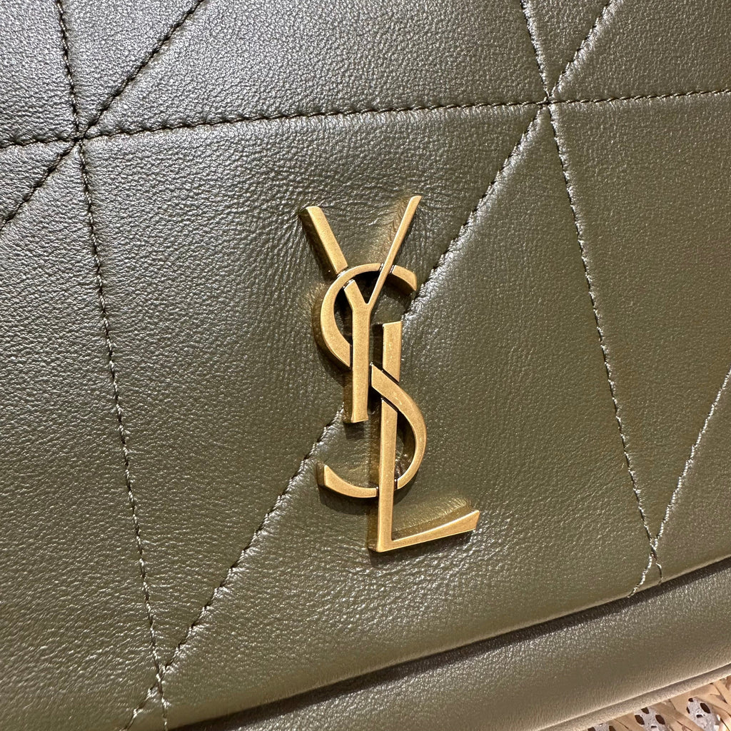 YSL Shoulder Bag 25 Dark Green Calfskin