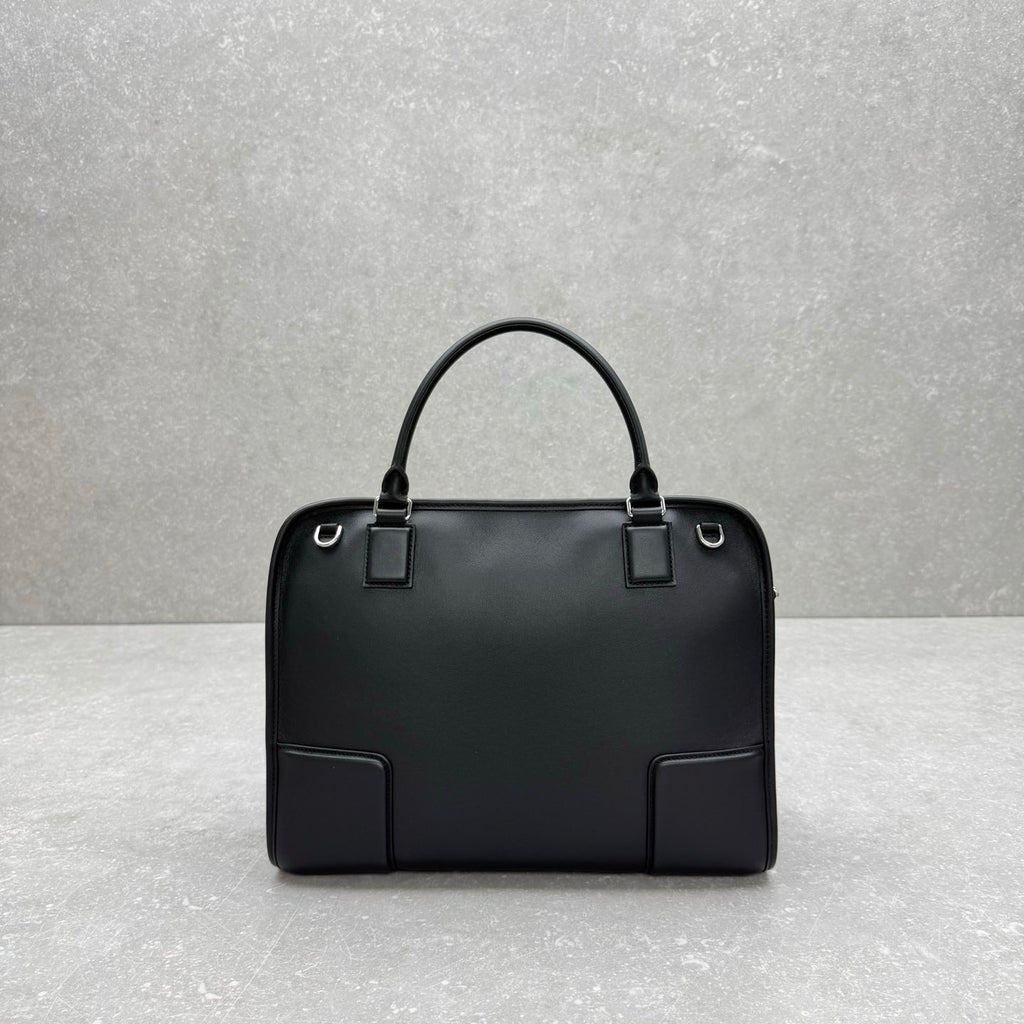 Loewe Large Amazona 180 Bag 35cm Black Calfskin