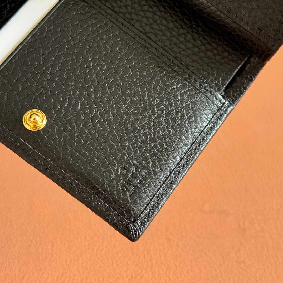 Gucci Marmont Wallet Black Leather 255302