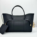 Loro Piana Ghiera Tote 40cm Bag Black Calfskin