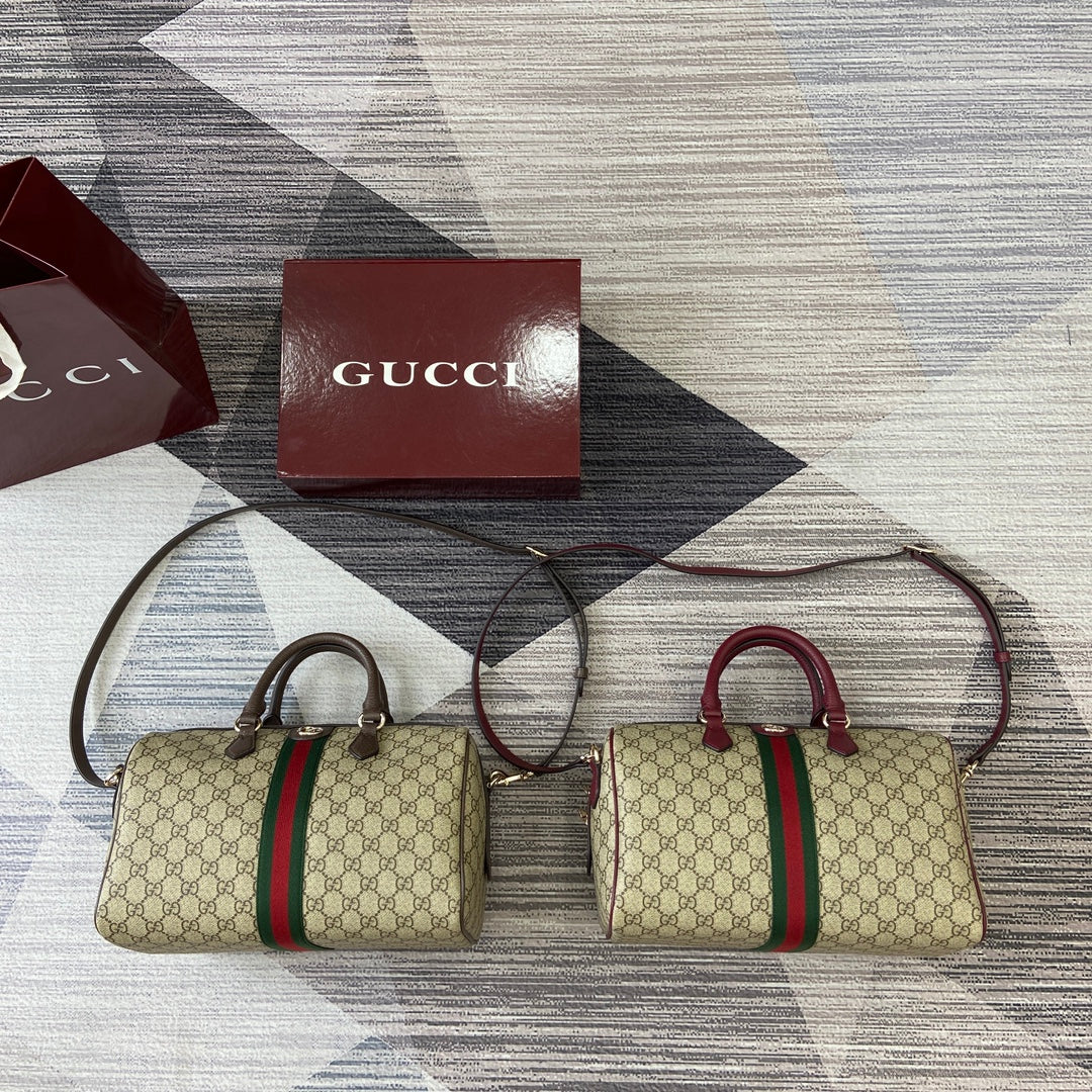 GG Ophidia Bag 31cm Canvas leather 339618