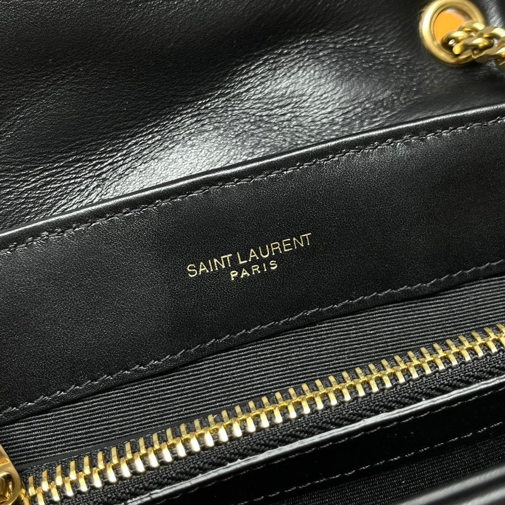 YSL Small Loulou Bag 23cm Black Lambskin GHW