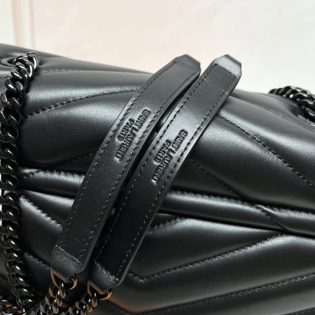 YSL Large Loulou Bag 33cm Full Black Lambskin