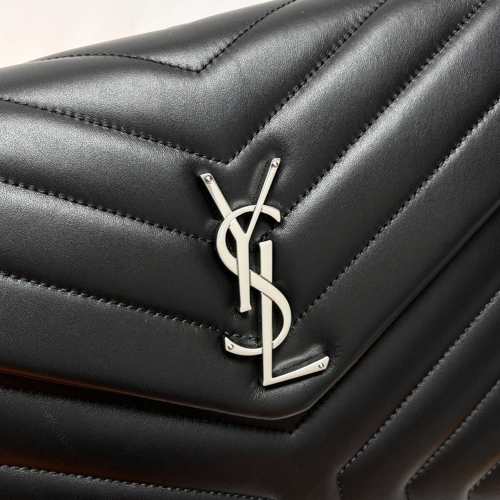 YSL Large Loulou Bag 33cm Black Lambskin SHW