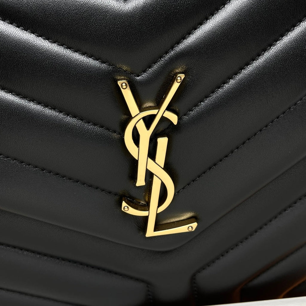 YSL Large Loulou Bag 33cm Black Lambskin GHW