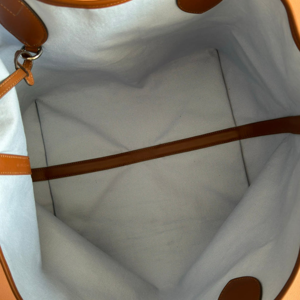 Gucci Totissima Tote Bag Blue White Denim Leather 257930
