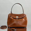 Balenciaga Small Bag 29 Camel Brown Cowhide Silver Hardware