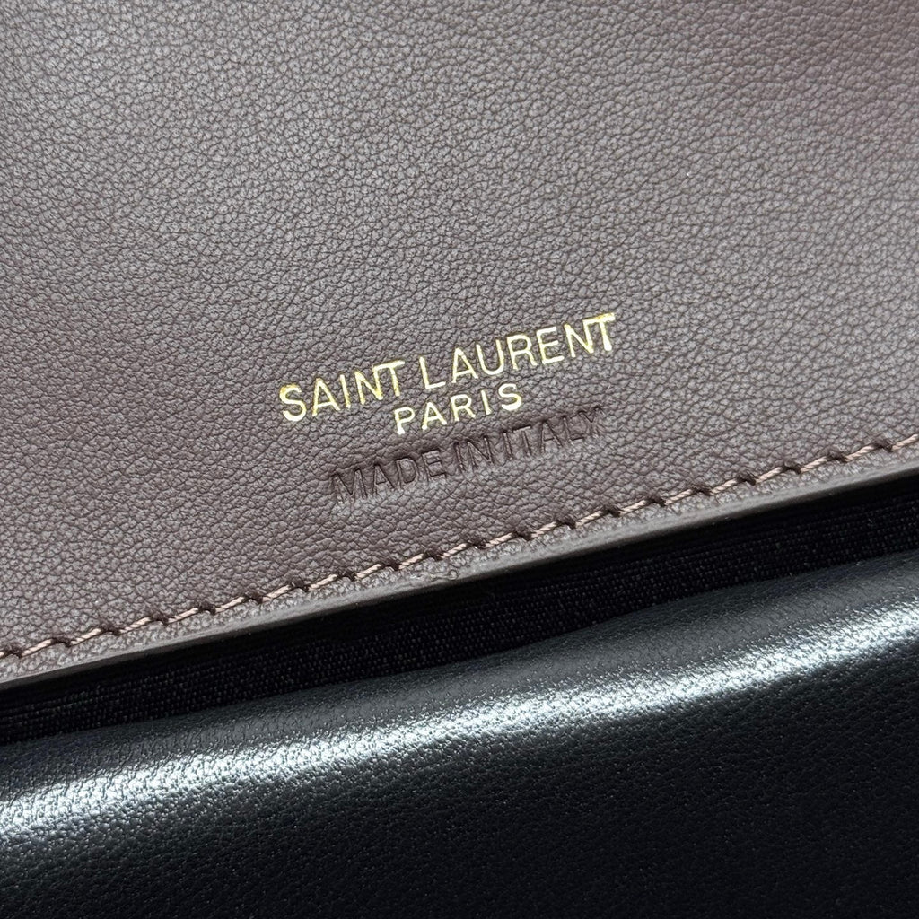 YSL Loulou Small Bag 24cm Coffee Suede 285673