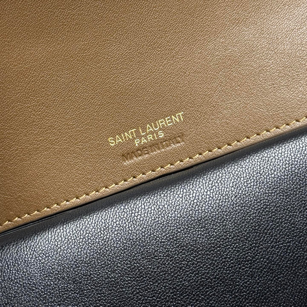 YSL Loulou Bag 29cm Coffee Brown Suede 285663