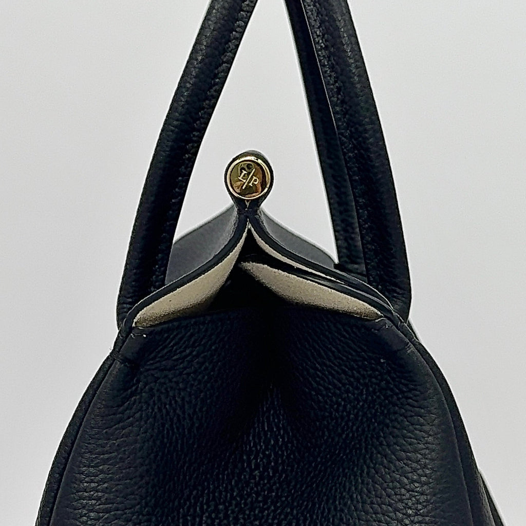LP Loom L25  Black Lychee Pattern Calfskin 282182