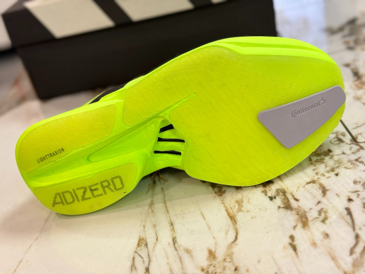 adidas Adizero Adios Pro 4 Running Shoes - Solar Yellow / Core Black
