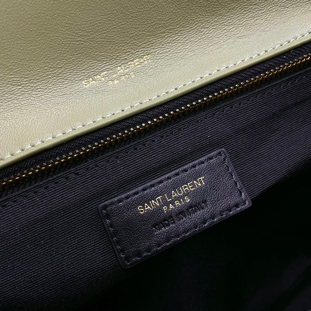 Niki Baby Shoulder Bag 28cm Green Sheepskin
