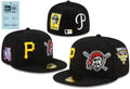Men's Pittsburgh Pirates New Era Black Patch Pride 59FIFTY Fitted Hat