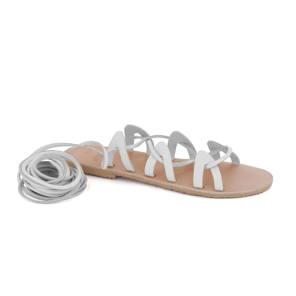 MAC&LOU “Andromeda” Greek Leather Gladiator Sandals, Handmade with Vibram® Sole