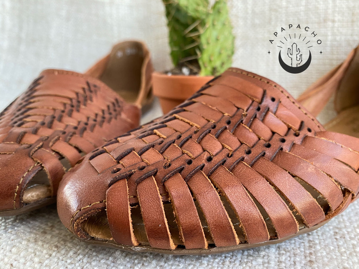Handmade Leather Huarache Sandals: Boho Summer Shoes