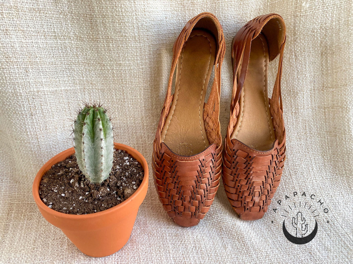 Handmade Leather Huarache Sandals: Boho Summer Shoes