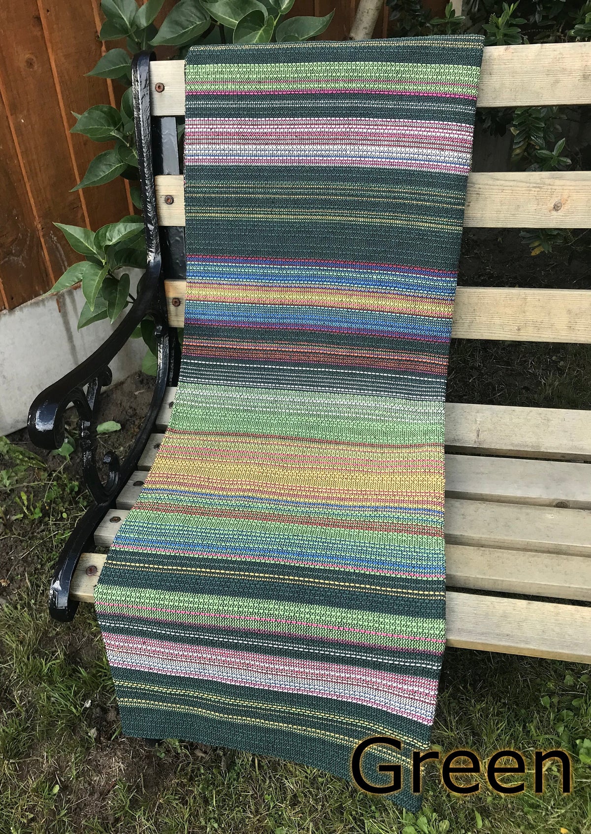 Recycled Cotton Throw Blanket | Durable Sofa Slip Cover |  Boho Bedspread Hand Woven | Sustainable Modern Traditional Home Decor