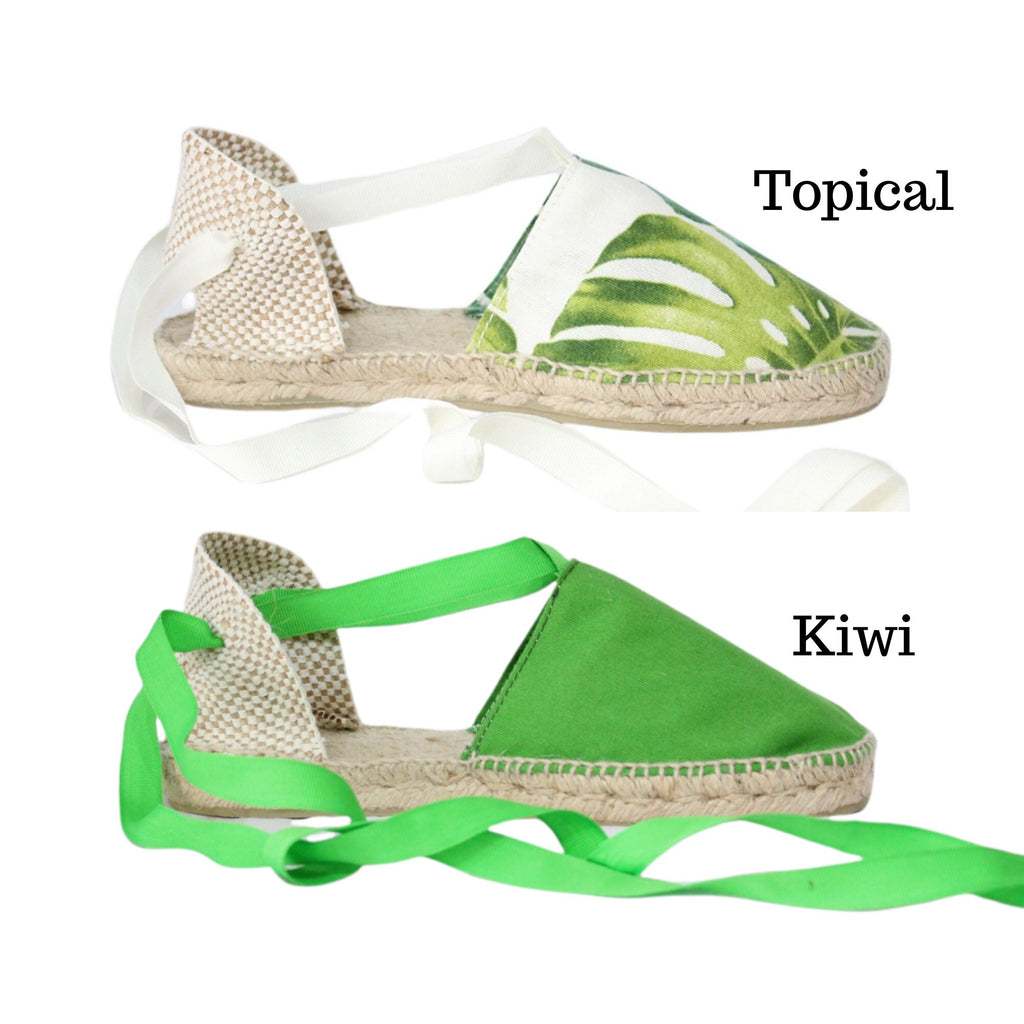 Women's flat Valencian espadrilles - Plus sizes available - Sustainable sandals