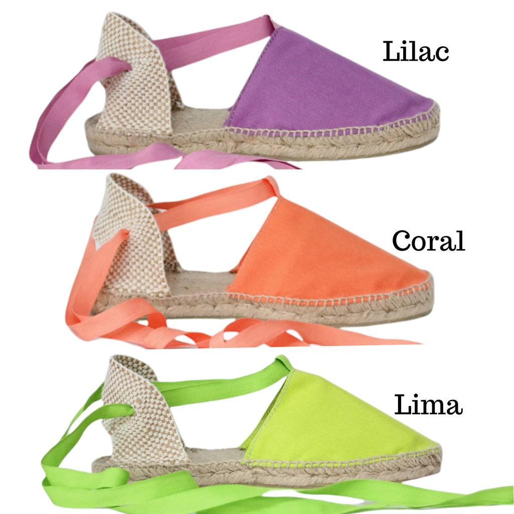 Women's flat Valencian espadrilles - Plus sizes available - Sustainable sandals