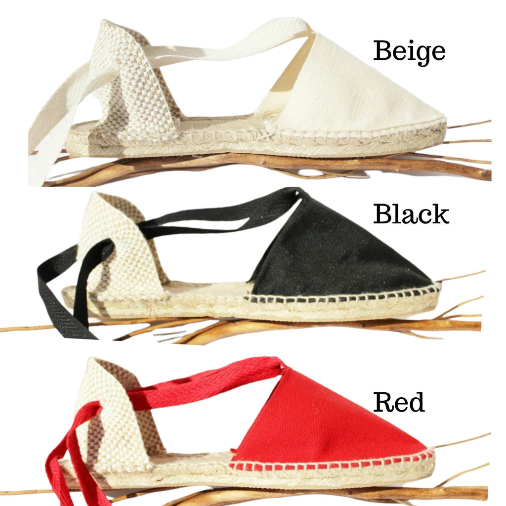Women's flat Valencian espadrilles - Plus sizes available - Sustainable sandals