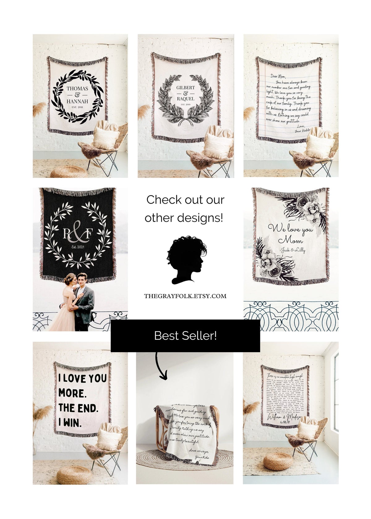 Cotton Anniversary Gift Mr and Mrs Blanket Family Name Blanket Girlfriend Boyfriend Engagement Gift For Couple Personalized Wedding Blanket