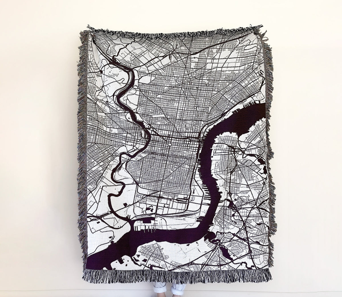 Custom City Map Blanket, Personalized Blanket, Map, Housewarming Gift, Gift For Him, Home Decor, Birthday Gift, Best Friend Gifts, City Map
