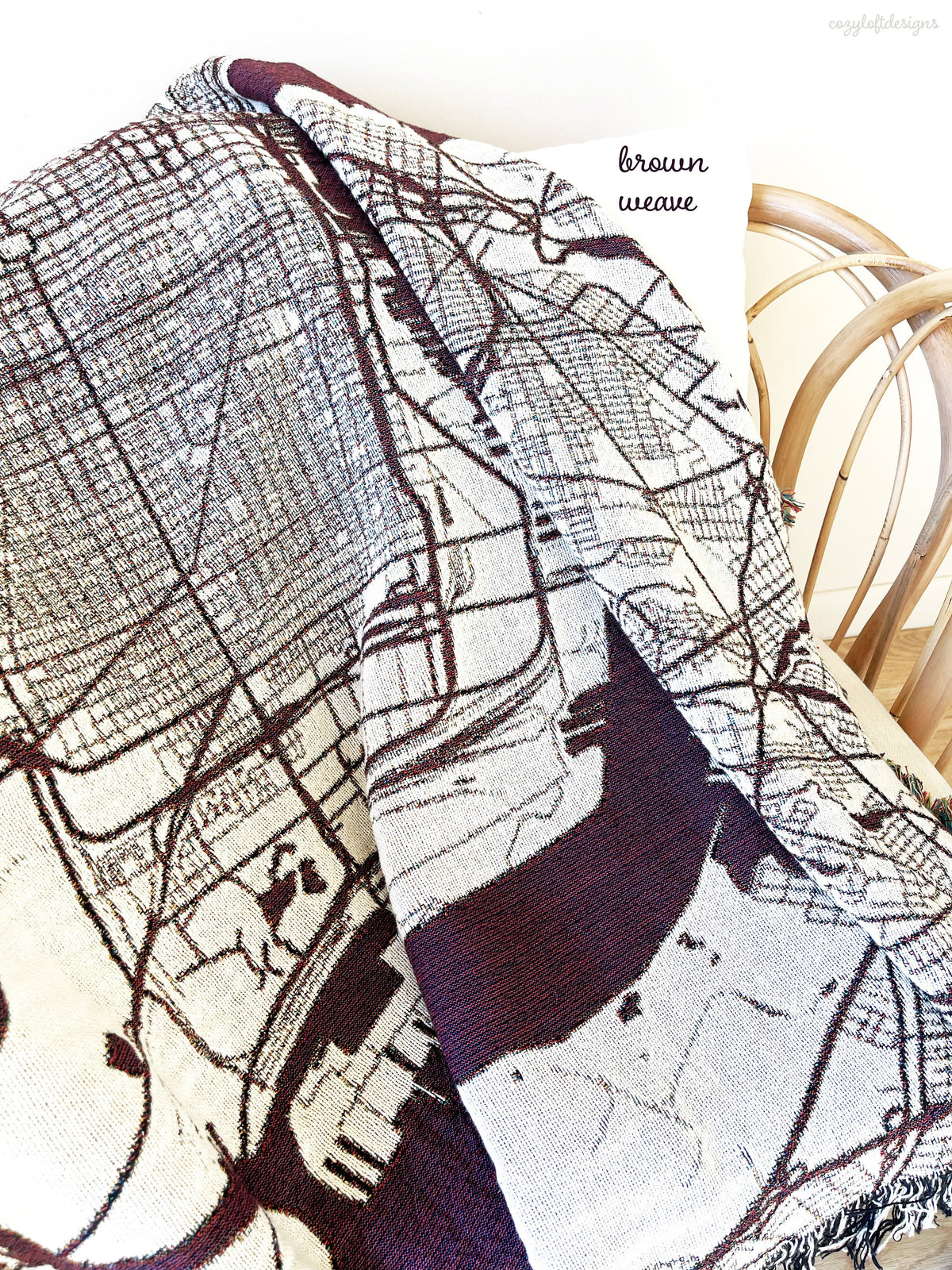 Custom City Map Blanket, Personalized Blanket, Map, Housewarming Gift, Gift For Him, Home Decor, Birthday Gift, Best Friend Gifts, City Map
