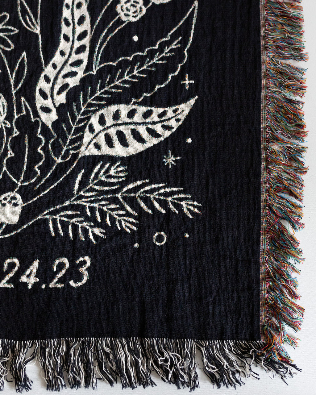 Til Death Blanket: Ghosts Woven Throw, Unique Spooky Couple Gift, Funny Wedding Anniversary Valentines Present, Halloween Goth Kawaii Cute