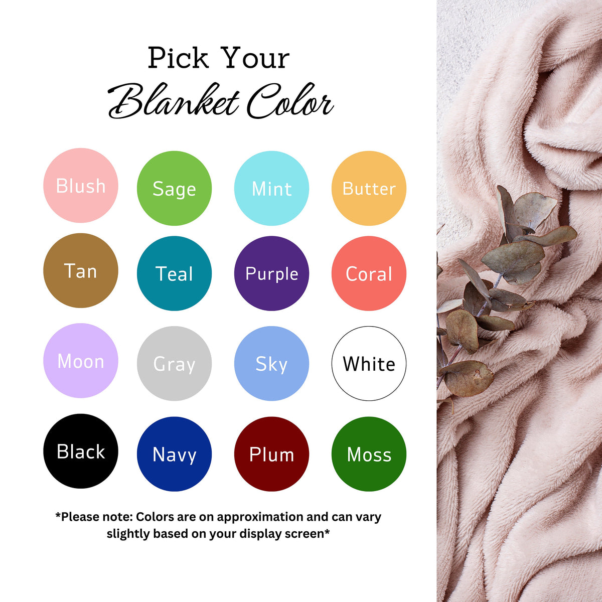 Personalized Chipmunk Blanket, Customized Squirrel Blanket, Custom Name Blanket, Customized Animal Kidsroom Decoration, Custom Birthday Gift