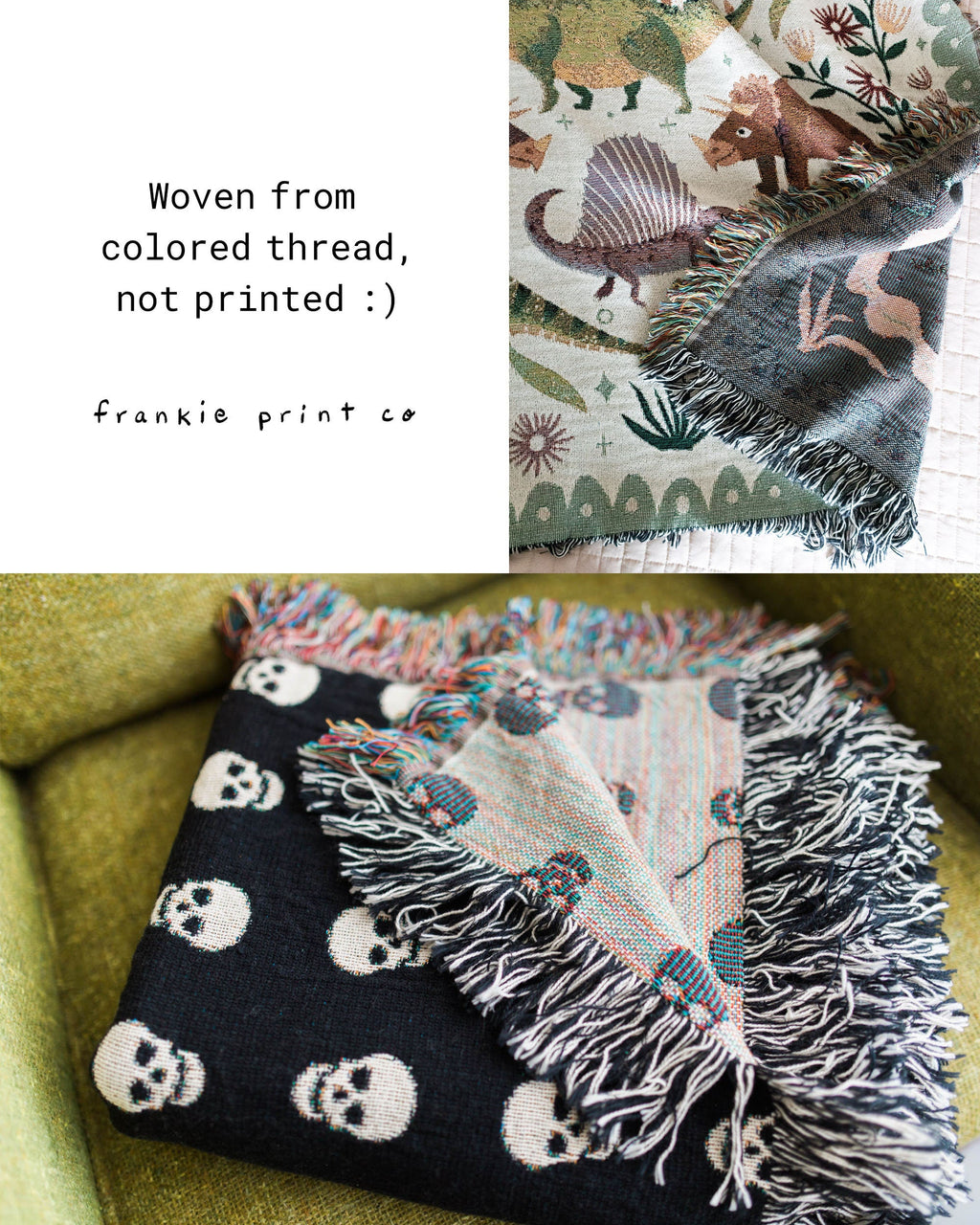 Mama Bear Gift Blanket: Mothers Day Present from Kids, Woven Throw for Mom, Unique Personalized Customized