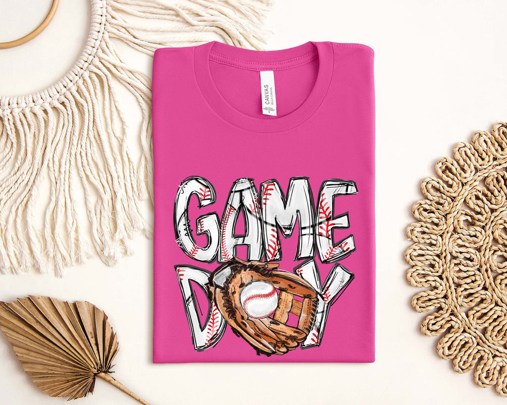Baseball Shirt, Baseball Game Day Shirt for Women, Baseball Game Day T-shirt, Baseball Mom Shirt, Game Day Baseball, Game Day Tee for Women