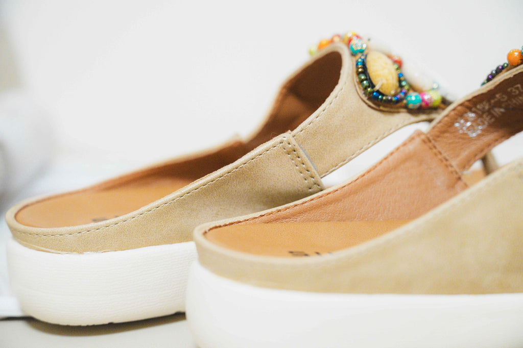 ShoGoGo - Women's Sandal | Comfortable | Colorful | Brown | Gifts for Her | Gemstones | Black | Flip Flops | Summer Shoe | Beach | Seashells