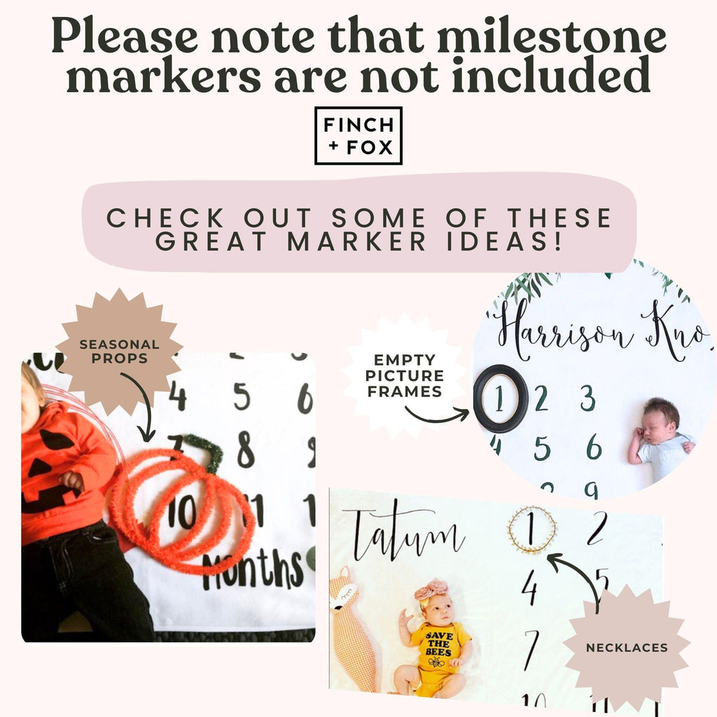 Mushroom Baby Milestone Blanket: Custom Cottagecore Forest Design for Monthly Photos