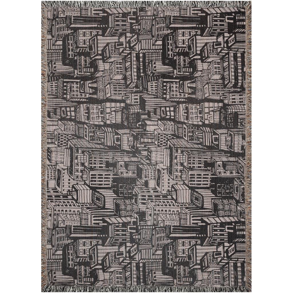 Urban Rhythm Woven Throw Blanket