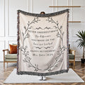 Personalized Retirement Blanket Custom Gift For Women Coworker Farewell Present Retired Boss Sentimental Throw Blanket Woman Retirement Gift