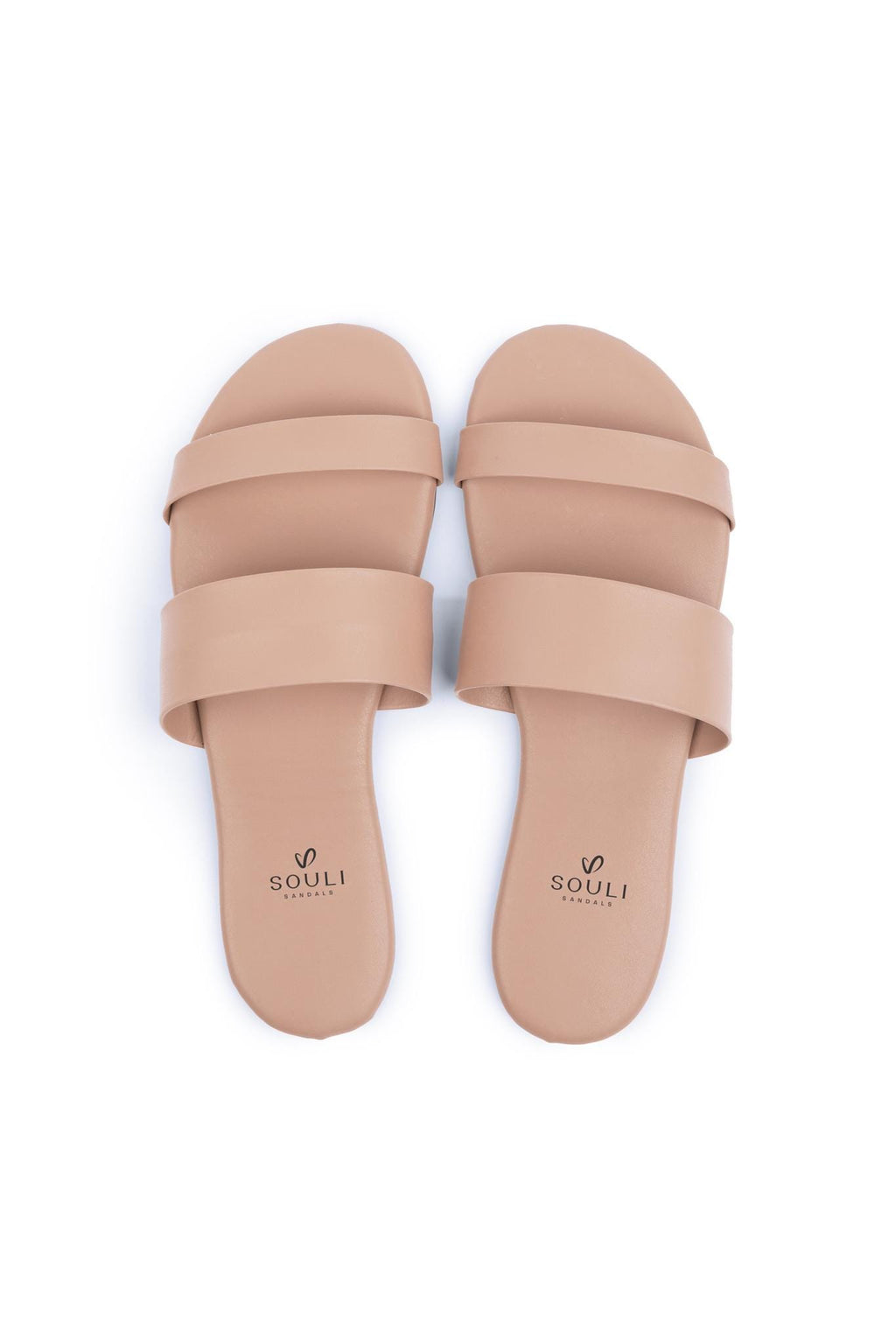 Foldable Vegan Slide Sandals, Suede footbed, Leather Straps,Memory Foam, Compact Travel Slip-ons, Wedding, Bridal, Bridesmaids, Gift, Slides