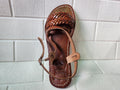 Handmade Moroccan Leather Sandals for Women – Strappy Flat Sandals – Brown Maroc Sandals – Boho Summer Sandalen Damen