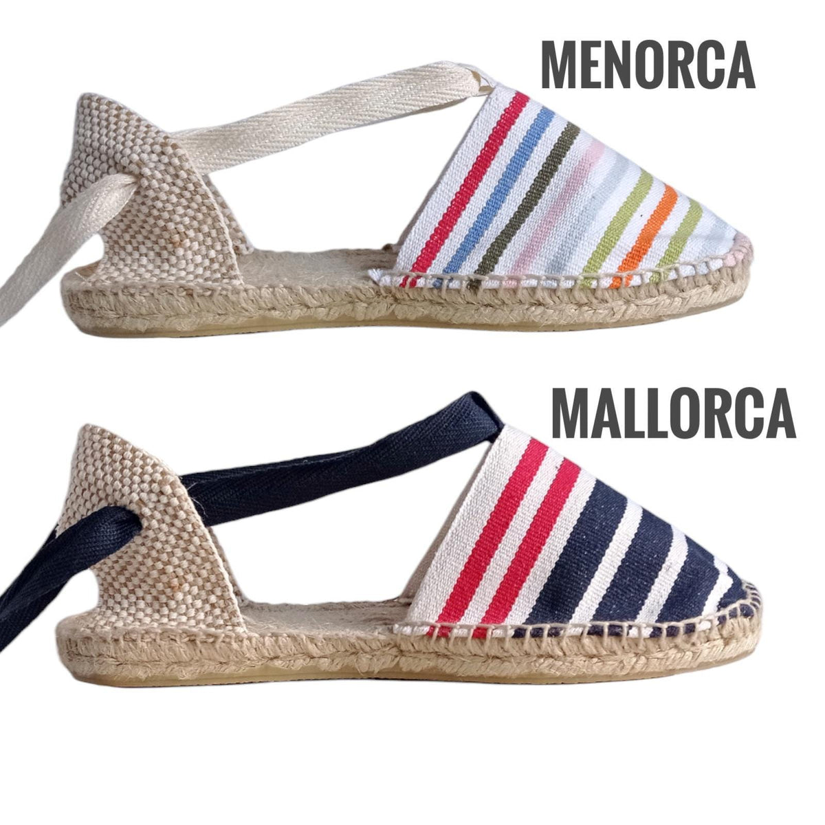 Women's flat Valencian espadrilles - Plus sizes available - Sustainable sandals