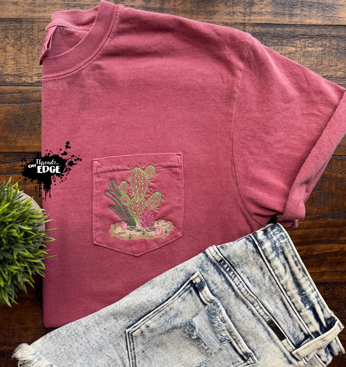 Cactus Pocket Tee