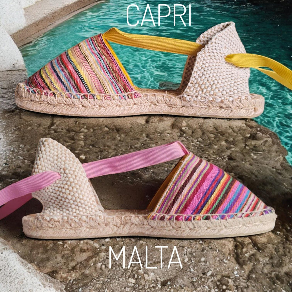 Women's flat Valencian espadrilles - Plus sizes available - Sustainable sandals