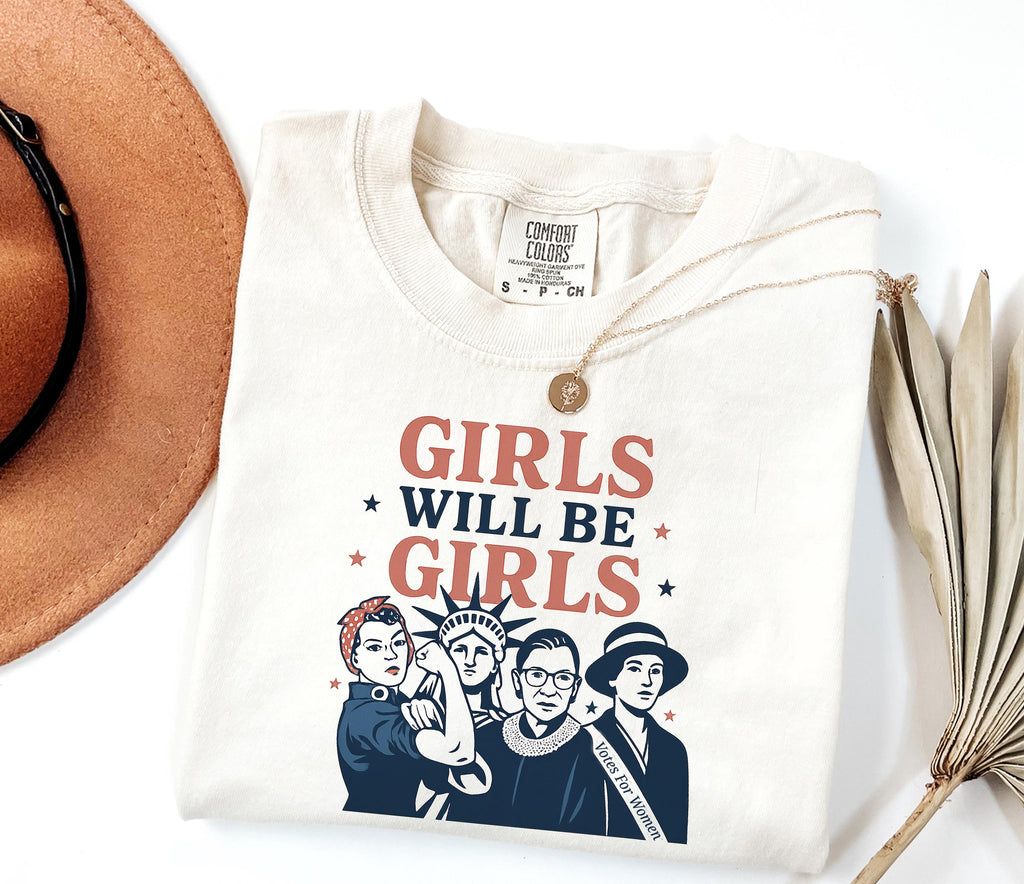 Feminist History Comfort Colors Shirt Women Empowerment Icons Graphic Tee