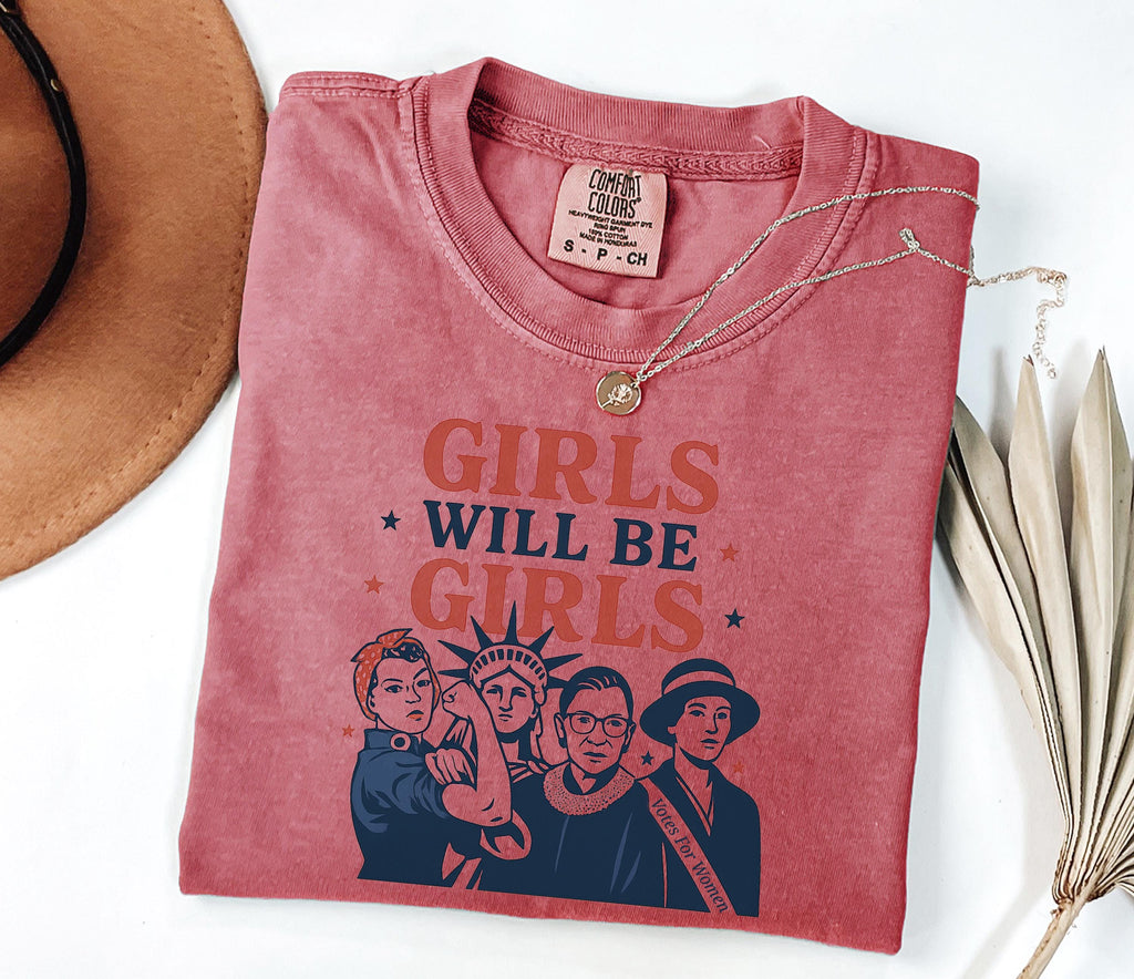 Feminist History Comfort Colors Shirt Women Empowerment Icons Graphic Tee